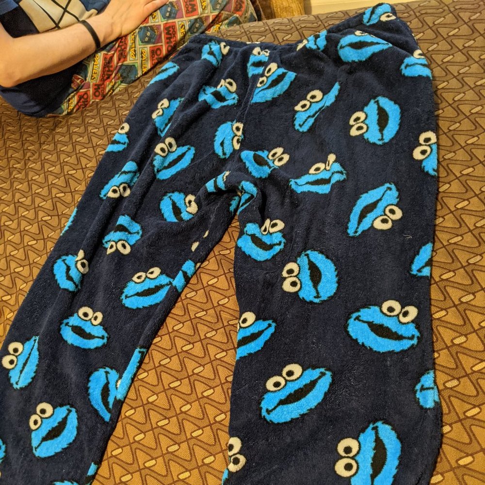 Cookie Monster Fleece Pants